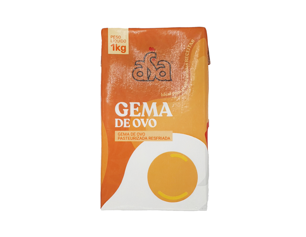 GEMA DE OVO PASTEURIZADA RESFRIADA ASA 1 KG (CX 12 UN)